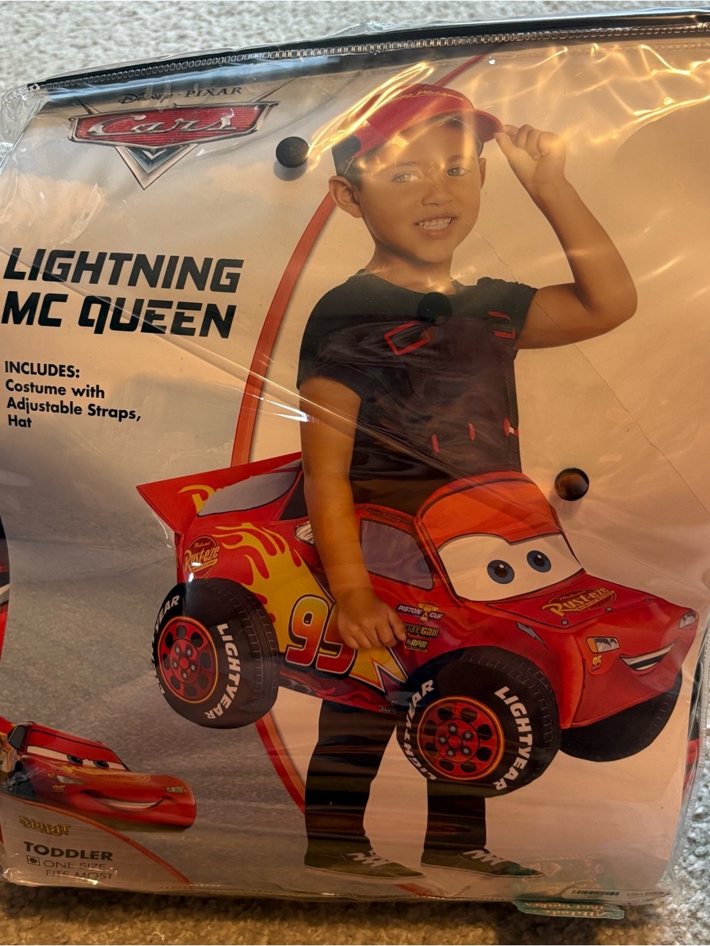 Disney Lightning McQueen Toddler Costume Ride On Halloween World Land Cruise